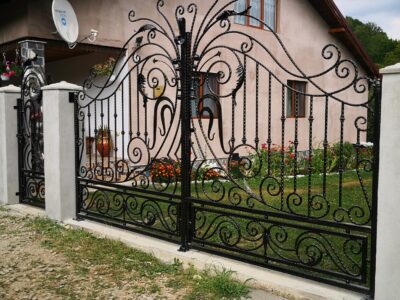 Poarta Fier Forjat Model Iedera Salbatica Pitesti (Model 84)