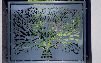 PANOU GARD TABLA DECUPATA MODEL ARBORE