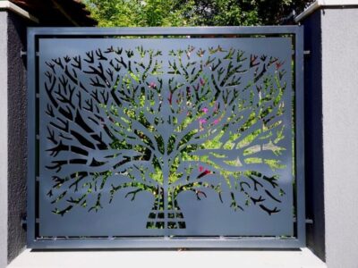 PANOU GARD TABLA DECUPATA MODEL ARBORE