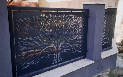 PANOU GARD TABLA DECUPATA MODEL ARBORE