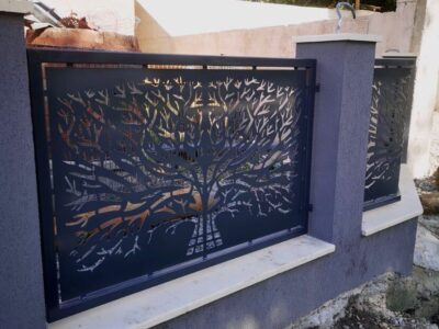 PANOU GARD TABLA DECUPATA MODEL ARBORE