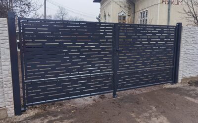 Poarta Metalica - Tabla Decupata - Liniute