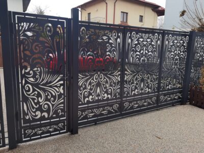 Poarta Pietonala - Poarta Culisanta Tabla Decupata