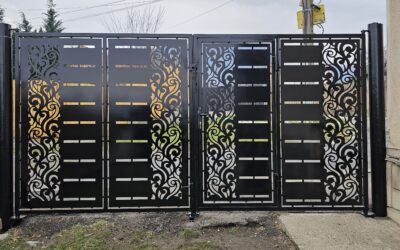 POARTA METALICA TABLA DECUPATA