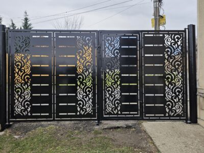 POARTA METALICA TABLA DECUPATA