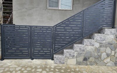 Balustrada Din Tabla Decupata Cu Portita