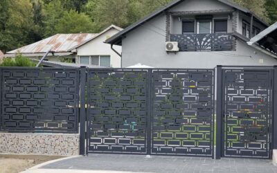 Poarta Tabla Decupata Model Caramida