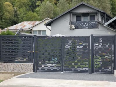 Poarta Tabla Decupata Model Caramida