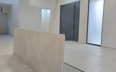 Usa de vizitare faiantabila cu deschidere electrica