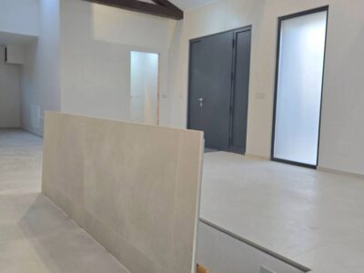 Usa de vizitare faiantabila cu deschidere electrica